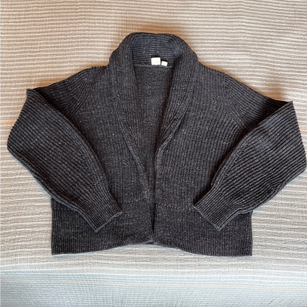 GAP Charcoal Ribbed Sweater